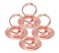 Mipcase 4 pezzi Clip da Scrivania in Metallo Rotondo Rosa Portamemo Multifunzionale per Note Foto e Biglietti da Visita Supporto Organizzatore per Ufficio e Numeri da Tavolo