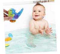 Mipcase 4 pezzi Giocattoli da Bagno per Fischietti Forma di Colorati Divertente per Ragazzo Ragazza Suono con Funzione Riempibile Regalo Compleanno e Natale