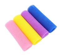 Mipcase 4 pezzi Panni Esfolianti in Nylon Asciugamani Doccia Elasticizzati per Corpo Rimuove Cellule Morte Asciugatura Rapida Colori Vivaci per Uso Casa e Spa