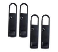 Mipcase 4 pezzi Tiretti per Cerniere Neri Zip Resistente per Borse Giubbotti Valigie e Accessori Fai da Te per Riparazione e Cucito