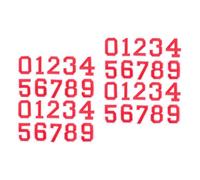 Mipcase 4 Set Di Adesivi Per Caschi Da Football Toppe Termoadesive Con Numeri Per Personalizzare Labbigliamento Della Tua Squadra