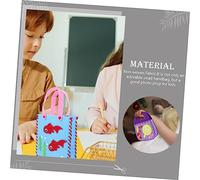 Mipcase 4 set Kit Borsa Non Tessuta per Materiale DIY con Motivi Cartoon Facile da Usare per Lavoretti Creativi e Regalo Bambina