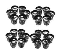 Mipcase 40 Pezzi Cestini per Piante Idroponiche Acquario in Plastica Leggera e Supporto Rete per Coltivazione Protezione qualità e Radici per Serbatoio Pesci