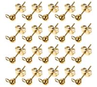 Mipcase 40 pezzi Inossidabile con Post e per DIY Accessori per Bigiotteria e Facili Usare per Earring Backs e Trovatori