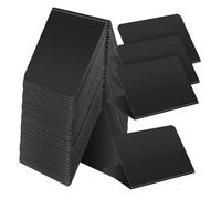 Mipcase 40 pezzi Mini Lavagna Nera Segnaposto Eleganti per Buffet e Matrimoni Etichette Robusto Facili da Trasportare Compatte Lavagnette Decorative per