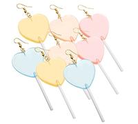 Mipcase 4paia Orecchini Pendent e Lecca-lecca Orecchini Gancio Personalizzati Per