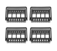 Mipcase 4pezzi Espositore Portaoggetti per Punte da Trapano per Nail Art Organizer per Frese per Unghie Alloggiamento Multi-slot Base Robusta per Sicurezza per Manicure Professionale