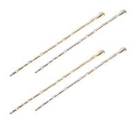 Mipcase 4pezzi Forcine per Capelli in Metallo Minimaliste per Donne e Ragazze per Chignon e French Twist Finiture Argento e Oro Accessori Antiscivolo per Capelli Lunghi e Spessi