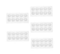 Mipcase 5 pezzi Contenitore Porta Uova in EPE Schiuma Antishock Vassoi da Uova Supporto Protezione Fragile per Casa e Negozio