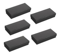 Mipcase 5 pezzi Scatola Orologi Rettangolare in Premium con Protettiva Organizer Tavolo Multifunzionale per Conservazione e Esposizione Orologi per Viaggi e Quotidiano