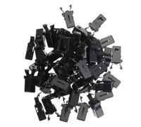 Mipcase 50 Pezzi Fibbie a Pressione per Bidoni della Spazzatura Accessori in Plastica Resistente Facili da Installare per Cestini Comuni