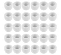 Mipcase 50 Pezzi Mini Plastic Flower Pots Set Realistic Miniature Decorative Planters For DIY Micro Garden Indoor Outdoor Crafting And Tabletop Festival Decorations