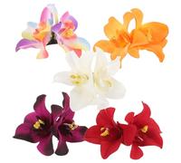 Mipcase 5pezzi Fermaglio per Capelli Fiore Artificiale Forcina Capelli Floreale per Donna e Ragazza Elegante e Delicato Accessorio per Acconciature