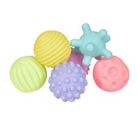 Mipcase 6 Palline Sensoriali per Giocattoli Educativi per Sviluppo Motorio Massaggio e Coordinazione Mano Occhio Assortite e Morbide per Mesi