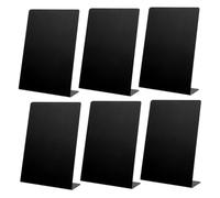 Mipcase 6 pezzi Lavagnette Piccole Cancellabili per Menu e Prezzi Lavagne da Tavolo Mini Riutilizzabili per Buffet Feste Ristoranti e Matrimoni Facili da Scrivere e Pulire Segnaposto
