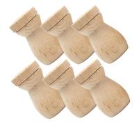 Mipcase 6 pezzi Pendenti in Legno per Diffusore Auto Profumo Decorativi Design e Resistente Casa e Ufficio