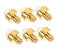 Mipcase 6 Pezzi silenziatore servirsi compatibili decreazione eliminare prevenire paraurti a forbice cesoie clipper viti accessori per forbici Silenziatori a forbice in metallo Golden