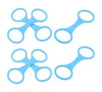 Mipcase 6 Pezzi Supporto per Cinturino Maschera da Snorkeling, Clip per Boccaglio per Maschera, Silicone, Sgancio Rapido, per Immersioni Subacquee e Snorkeling, per Gruppi e Famiglie