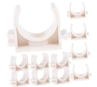 Mipcase 60pezzi Morsetto Tubo in Pvc Clip u Per Supporto Di Montaggio Per Tubi Parete Sottile Acqua Aria Carburante