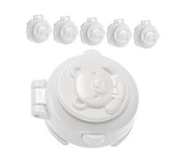 Mipcase 6pezzi Blocchi di Sicurezza per Lavatrice e Auto Copri Pulsanti di Protezione Blocco Pulsanti Elettrodomestici Protezione di Avvio Copri di Lavatrice