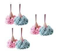 Mipcase 6pezzi Palla Da Esfoliante Rete Mesh Loofah Forma Di Per Bagno Riutilizzabile Per Pulizia e Massaggio Della