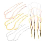 Mipcase 6pezzi Pettini Laterali in Metallo Superficie Liscia per Donne, Forma a Onde Chic e Semplice, Accessori per Chioma Comodi che Non Tirano o Fanno Male