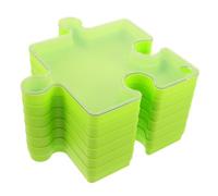 Mipcase 6pezzi Vassoio Per Puzzl Plastica Con Organizer Per Puzzle Capacità Per Ordinare e Conservare Puzzle Casa Scuola Viaggio
