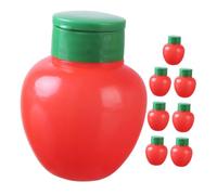 Mipcase 8 pezzi Mini Contenitori Condimenti in Plastica con Coperchi Vasetti Riutilizzabili per Pepe Chili Portatili per Viaggi Campeggio e Ufficio Dosaggio Preciso e Design Compatto