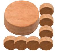 Mipcase 8 Pezzi Parti di Sughero per Tromba e Trombone, Cuscinetti di Legno Sicuri e Resistenti per Protezione Strumenti Musicali a Fiato