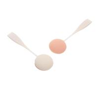 Mipcase 8 Pezzi Round Makeup Sponge Dual Sided Soft Puff For Toner Hydration Stick Foundation Powder Gentle Patting Face Cosmetic Applicators