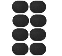 Mipcase 8 Pezzi Spugne Nero per Pulizia Viso in Spugna Controllo Olio e Rimozione Cellule Morte, per Lavaggio Pelle e Applicazione Cosmetica Quotidiana