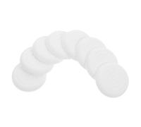 Mipcase 8 Pezzi Tovaglietta Mobilia Di Grandi Dimensioni Nero Protettori Delle Gambe Da Tavolo Pavimenti Gamba Bianco Non Slip Pavimento Coperture Difficile Tampone Bianca Gel Di Silice