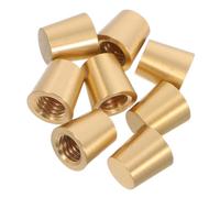 Mipcase 8 Piedini Antiscivolo in Ottone da 15 MM per Taglieri e Vassoi Espositivi Gambe di Supporto Decorative Base in Metallo Anticato per Protezione Superfici e Uso Quotidiano in