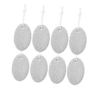 Mipcase 8pezzi Pietre Pomice Ovali Per Rimozione Calli Strumenti Per La Dei Piedi Esfoliante Portatile Per Pedicure e Massaggio Dei Piedi