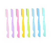 Mipcase 8pezzi Rasoio Per Sopracciglia Lamette Plastica Per Rimozione Sicura Dei Pelucchi Strumenti Di Bellezza Per Donne Facile Da Trasportare e Usare