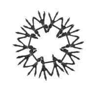 Mipcase 9 Pezzi Artigli in Ferro per Pappagallo e Corvo Zampe per Te Accessori Realistici per Statue e Decorazioni di Halloween