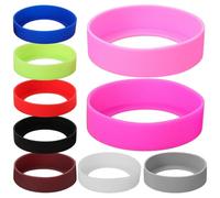 Mipcase 9 Pezzi Protezione Inferiore della Tazza Bottiglia d'Acqua Idro Cannuccia della Tazza Bottiglie d'Acqua Isolate Manica Protettore Protettivo Borraccia d'Acqua Spray Gel di Silice