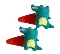Mipcase Accessori Chioma Fermagli in Peluche Verde Creativi ed Eleganti 2pezzi a Forma di Dinosauro Idea Regalo Originale per Chioma per Ragazze e Donne