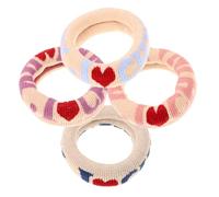 Mipcase Accessori per Chioma Eleganti 4 Pezzi, Corda per Chioma Ampia senza Tracce, Decorazioni per Cerimonia e Uso Quotidiano Donna Ragazza Colore Casuale Stile Casuale