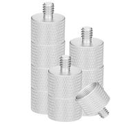 Mipcase Adattatore per Vite Microfono 5/8 Femmina a 1/4 Maschio in Metallo Convertitore Filettato per Supporto Microfonico Set da 10 Pezzi per Attacco Treppiede e Accessori di