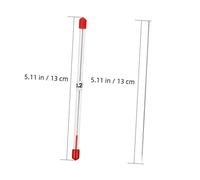 Mipcase Ago e Ugello Aerografo in Acciaio Resistente Ricambi Compatibili per Aerografi di Modellismo e Unghie