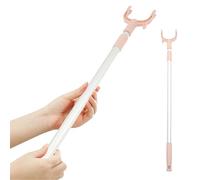 Mipcase Asta Appendiabiti Estensibile in Lega di Alluminio e Pp, Palo Retrattile Leggero e Robusto per Balcone, Stendipanni Multiuso Alta Capacità di Carico per Uso Colore Colore Casuale