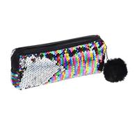 Mipcase Astuccio Sequin Per Make-up e Cancelleria Borsa Glitterata Per Viaggi Trousse Multifunzionale Per Ragazze Design Unicorno e Sirena Piccolo e Pratico Per Organizzare Essenziali