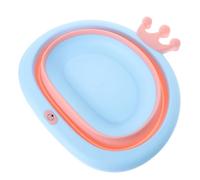 Mipcase Bacinella Pieghevole Portatile per Forma Corona Cartoon in PP Resistente e Salvaspazio Lavabo da Viaggio Multifunzionale per Bagnetto e Uso Quotidiano Rosa