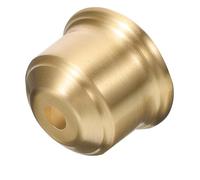 Mipcase Base Per Lampada E27 in Ottone, Portalampada Fai Da Te Design Appuntito Semi-chiuso, Pomello Moderno Per Paralume Resistente All'usura Adatta a Lampade Da Tavolo e a Piantana