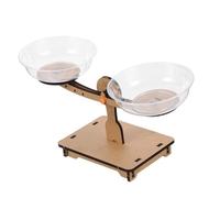 Mipcase Bilancia Giocattolo in Legno per Educativo Montessori Bilancia Due Piatti per Apprendimento Matematico e Sviluppo Cognitivo Gioco Didattico Stabilità e Leva per Ragazzi e Ragazze