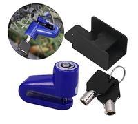 Mipcase Bloccadisco per Scooter Lucchetto Sicurezza Resistente Blocco Disco per Freno Disco Protezione per Bicicletta e Motorino Colore Blu