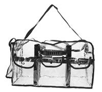 Mipcase Borsa Design Leggero e Pratico Grande Capacità per Cosmetici Nero in Pvc da Viaggio per Organizzare Prodotti di Bellezza e Accessori Durante le Vacanze