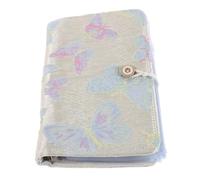 Mipcase Borsa Porta Ferri da Maglia Circolari con Custodia a Farfalla Lavorata, Organizer per Utensili da Maglieria con 12 Tasche Intercambiabili, Custodia Portatile per Accessori