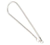 Mipcase Bracciale a Catena Serpente S925 Placcato Argento da Donna, Design Leggero e Liscio, Ciondolo Confezionato per Regali di Compleanno, Anniversario e Festa della Mamma